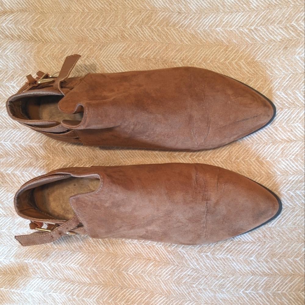 Faux Suede Booties